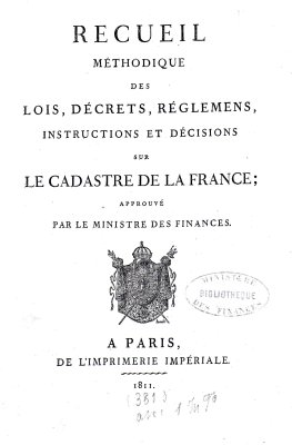 Recueil méthodique - 1811
