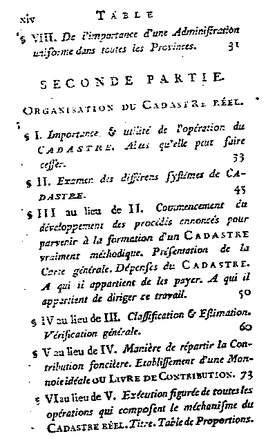 Table des matières - 2